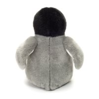 Hermann TEDDY Herzekind Pinguinküken sitzend, 24cm Rückseite | Kuscheltier.Boutique