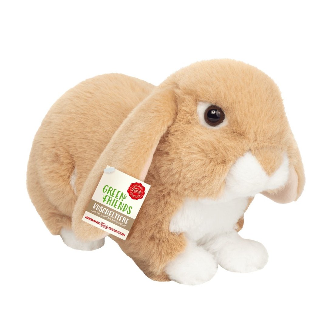 Hermann TEDDY Green Friends Hase, 22cm sitzend Vorderseite | Kuscheltier.Boutique