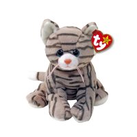 Ty Beanie Babies Katze Silver Tabby Cat 2 | Kuscheltier.Boutique