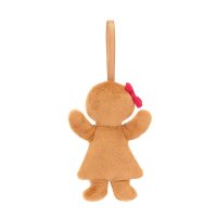 Jellycat Anhänger Lebkuchenfrau Gingerbread Ruby Rückseite | Kuscheltier.Boutique