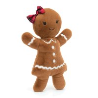 Jellycat Jolly Gingerbread Ruby 32cm, Vorderseite | Kuscheltier.Boutique