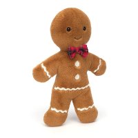Jellycat Jolly Gingerbread Fred 32cm, Vorderseite | Kuscheltier.Boutique