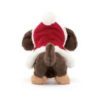 Jellycat Weihnachtshund Dackel Otto Sausage Dog Rückseite | Kuscheltier.Boutique