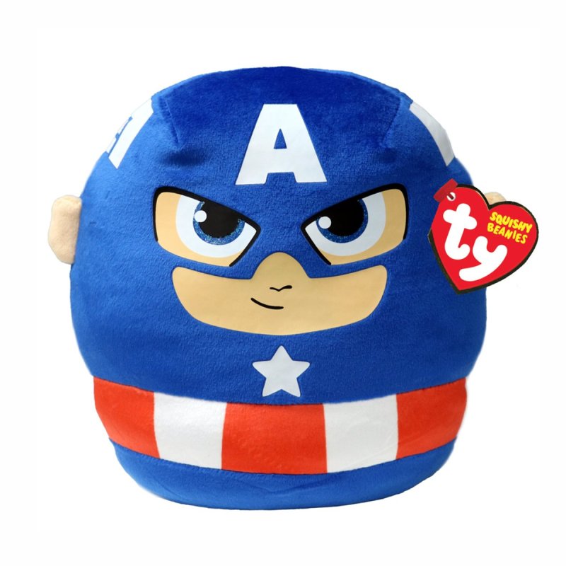 Ty Squish-a-Boos Captain Amerca Marvel Kuschelkissen | Kuscheltier.Boutique