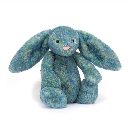 Jellycat Hase Bashful Luxe Bunny Azure 30cm Vorderseite | Kuscheltier.Boutique