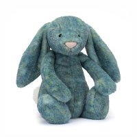 Jellycat Hase Bashful Luxe Bunny Azure 50cm Vorderseite | Kuscheltier.Boutique