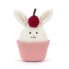 Jellycat Dainty Dessert Bunny Cupcake, Vorderseite | Kuscheltier.Boutique