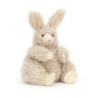 Jellycat Plüschtiere Hase Bobbleton Bunny, creme Vorderseite | Kuscheltier.Boutique