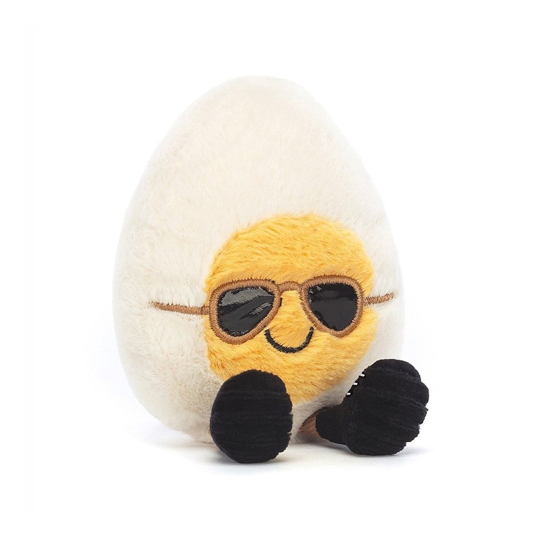Jellycat Amuseables Boiled Egg Chic, Vorderseite Plüschei 