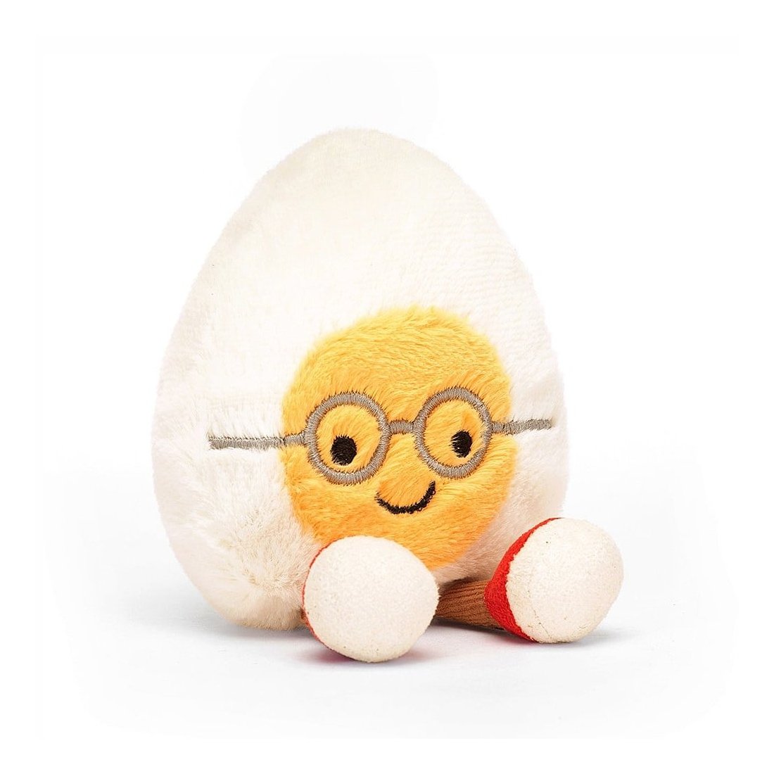 Jellycat Amuseables Ei Boiled Egg Geek Vorderseite | Kuscheltier.Boutique