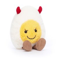 Jellycat Amuseables Ei Devilled Boiled Egg Vorderseite | Kuscheltier.Boutique