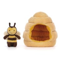 Jellycat Biene Honeyhome Bee mit Wabe | Kuscheltier.Boutique