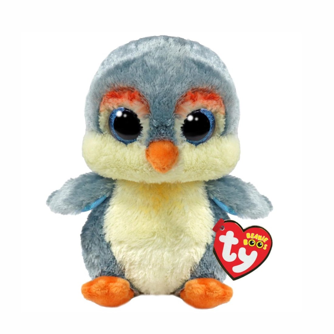 Ty Beanie Boos Pinguin Fisher graublau | Kuscheltier.Boutique