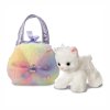 Fancy Pals: Katze Big Bow Princess Kitty mit Tasche | Kuscheltier.Boutique