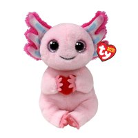 Ty Beanie Bellies Axolotl Locky rosa / pink | Kuscheltier.Boutique