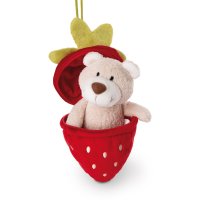 Nici Teddybär Bendix in der Erdbeere | Kuscheltier.Boutique