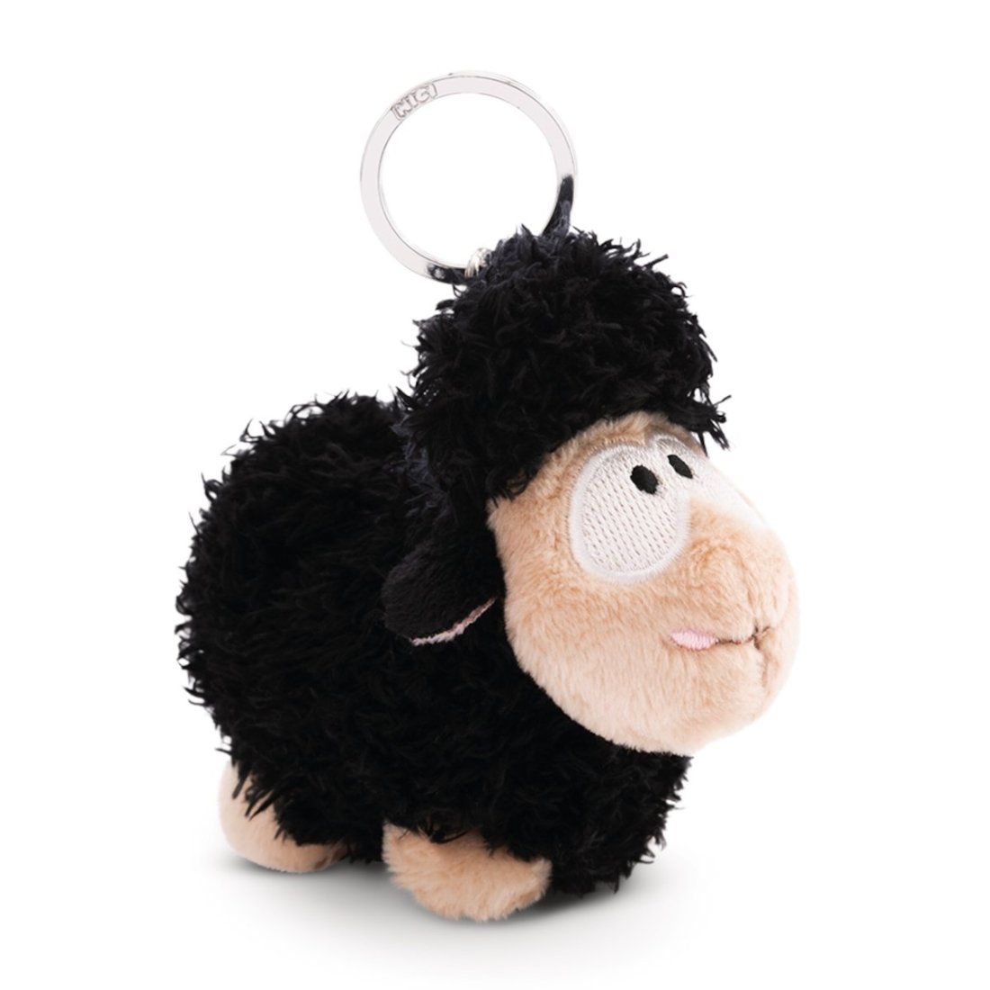 NICI Wool*y Gang schwarzes Schaf, Vorderseite Schlüsselanhänger 