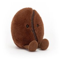 Jellycat Amuseables Coffee Bean Vorderseite Kaffeebohne | Kuscheltier.Boutique