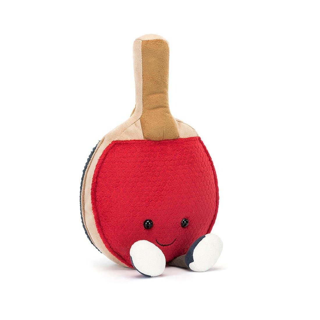 Jellycat Amuseables Sports Tischtennis-Schläger rote Vorderseite | Kuscheltier.Boutique
