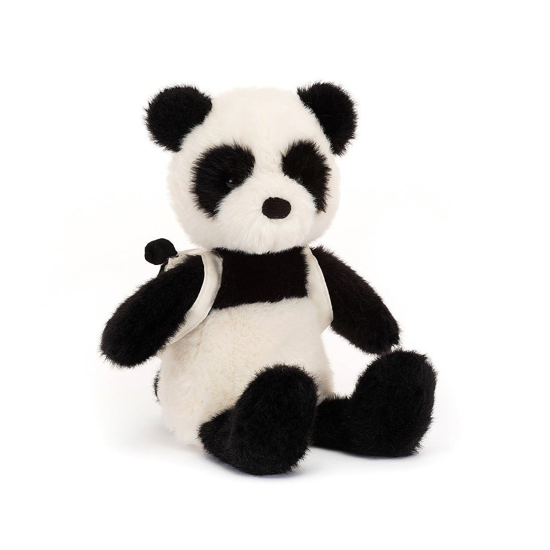 Jellycat Pandabär Backpack Panda mit Rucksack Vorderseite | Kuscheltier.Boutique