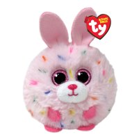 Ty Puffies Hase Strawberry Bunny rosa / bunt | Kuscheltier.Boutique
