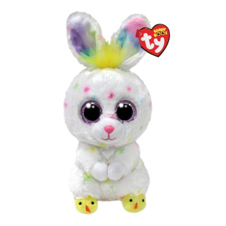 Ty Beanie Boos Hase Dusty Rabbit weiß / bunt | Kuscheltier.Boutique