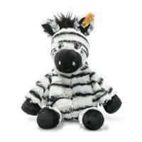 Steiff Soft Cuddly Friends Zebra Zora, schwarz-weiß | Kuscheltier.Boutique