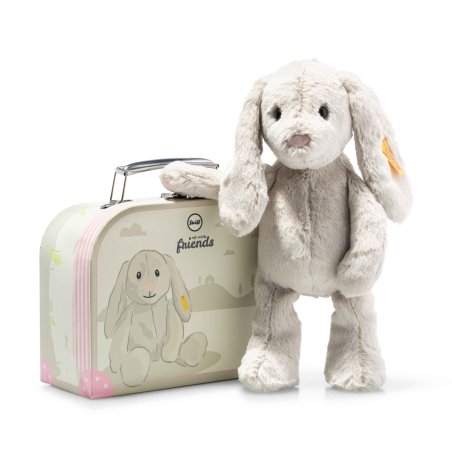 Steiff Hase Hoppie mit Koffer Soft Cuddly Friends | Kuscheltier.Boutique