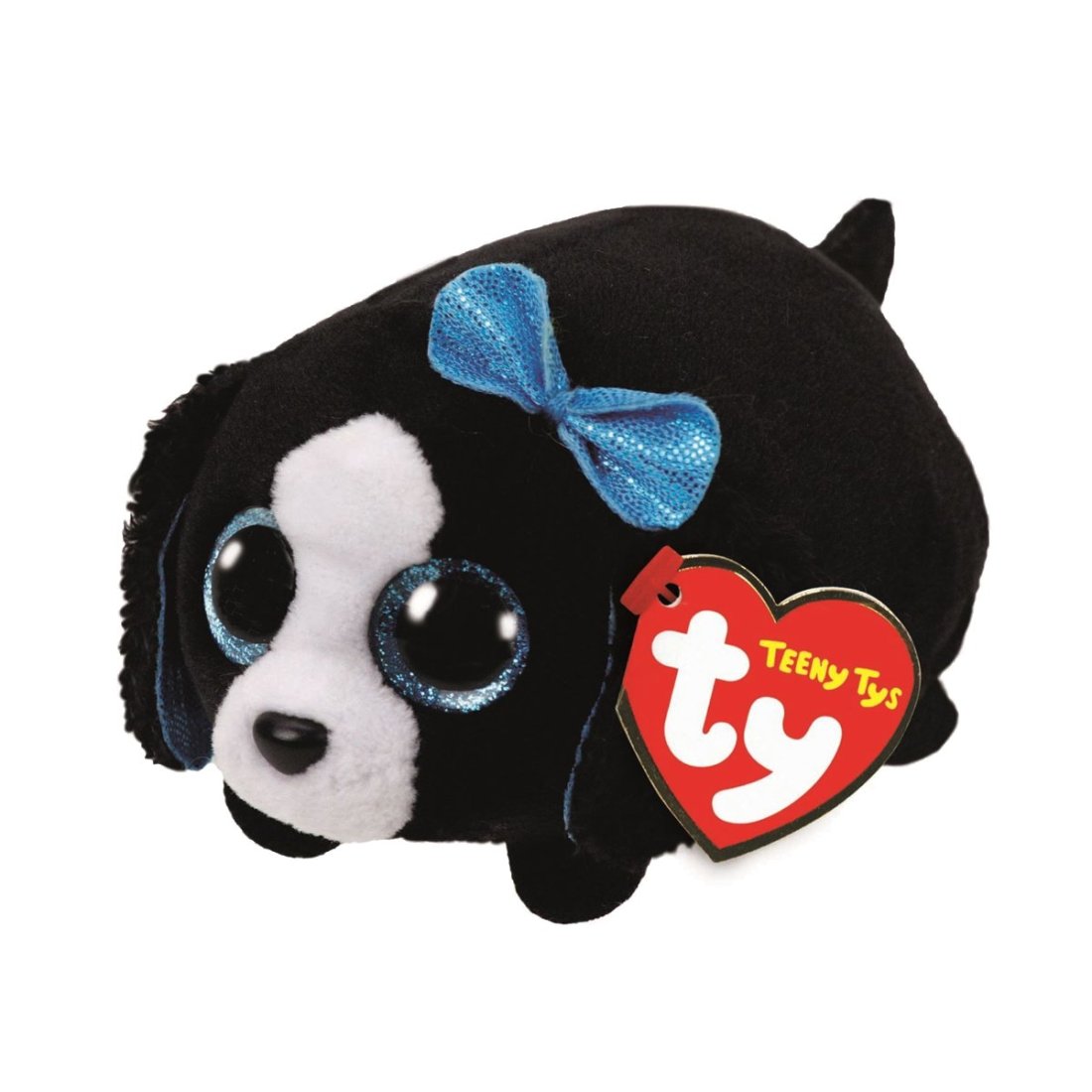 Teeny Tys Hund Marci Stapeltierchen schwarz  | Kuscheltier.Boutique