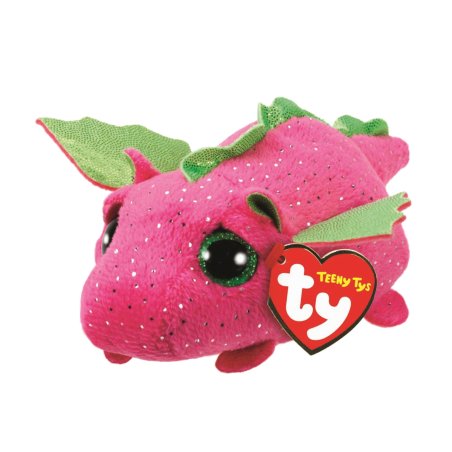 Teeny Tys Drache Darby Stapeltierchen pink / grün | Kuscheltier.Boutique