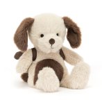 Jellycat Backpack Puppy mit Rucksack Vorderseite | Kuscheltier.Boutique