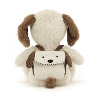 Jellycat Backpack Puppy mit Rucksack Rückseite | Kuscheltier.Boutique
