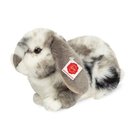 Hermann TEDDY Hase Widderkaninchen grau gescheckt | Kuscheltier.Boutique