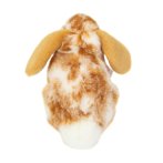 Hermann TEDDY Hase Widderkaninchen braun gescheckt von oben | Kuscheltier.Boutique