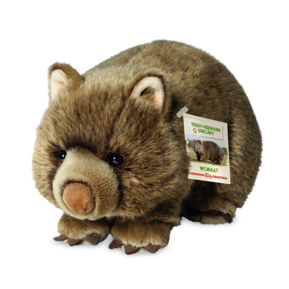 Hermann TEDDY Wombat Vorderseite | Kuscheltier.Boutique