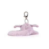 Jellycat Drache Lavender Dragon Rückseite Schlüsselanhänger | Kuscheltier.Boutique