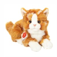 Hermann TEDDY Collection: rot getigerte Katze liegend | Kuscheltier.Boutique