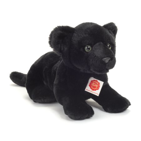 Hermann TEDDY schwarzes Pantherbaby Vorderseite | Kuscheltier.Boutique