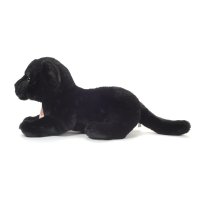 Hermann TEDDY schwarzes Pantherbaby liegend | Kuscheltier.Boutique