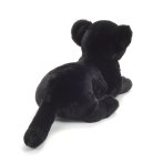 Hermann TEDDY schwarzes Pantherbaby Rückseite | Kuscheltier.Boutique