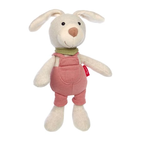 sigikid Kuscheltier Latzhosenhase mit roter Hose | Kuscheltier.Boutique