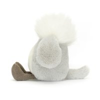 Jellycat Amuseabean Sheepdog grau / weiß | Kuscheltier.Boutique