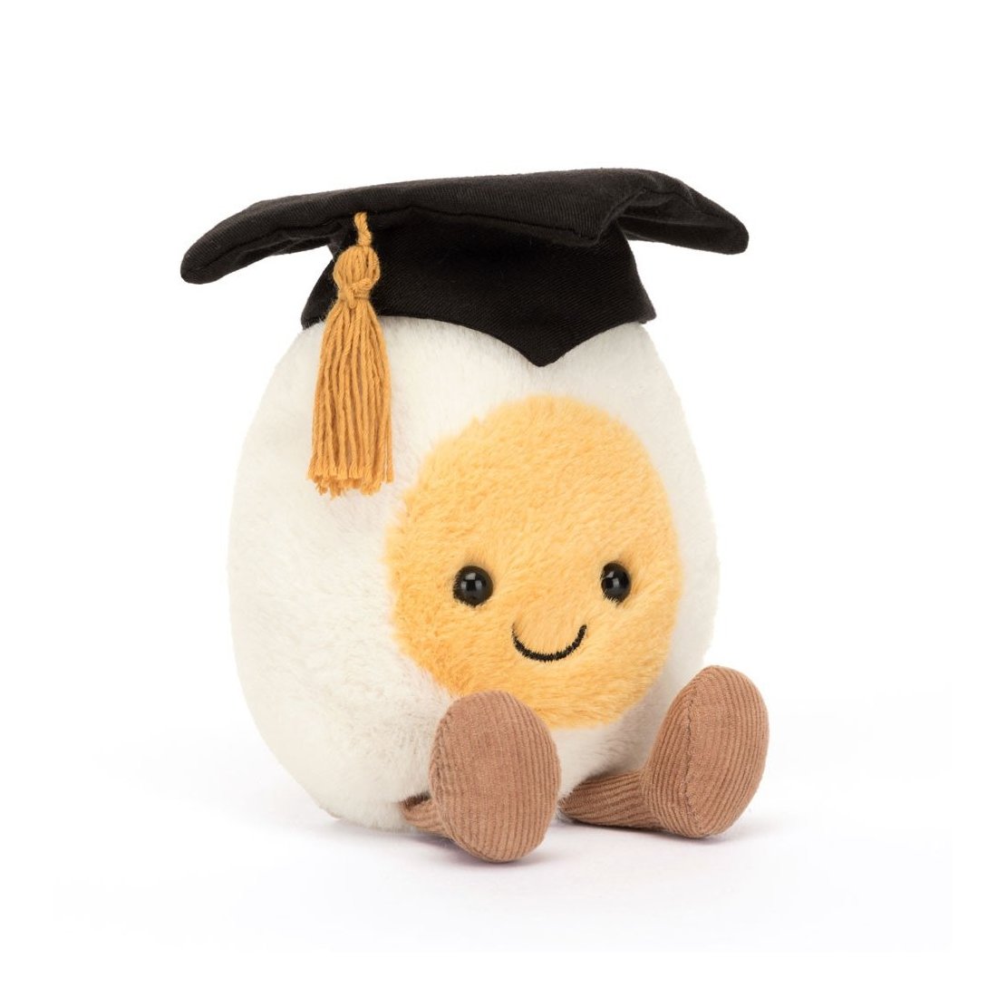 Jellycat Amuseables Boiled Egg Graduation Vorderseite Ei | Kuscheltier.Boutique