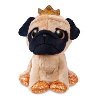 Mops mit Krone, 18cm Aurora Sparkle Tales Plüschtiere | Kuscheltier.Boutique