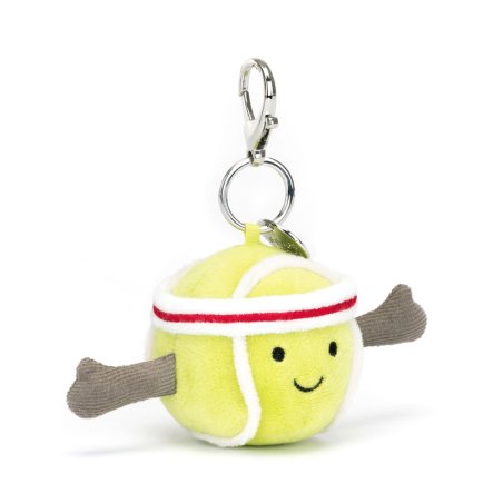 Jellycat Amuseables Sports Tennisball Vorderseite Anhänger | Kuscheltier.Boutique