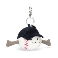 Jellycat Amuseables Sports Baseball Vorderseite  Anhänger | Kuscheltier.Boutique