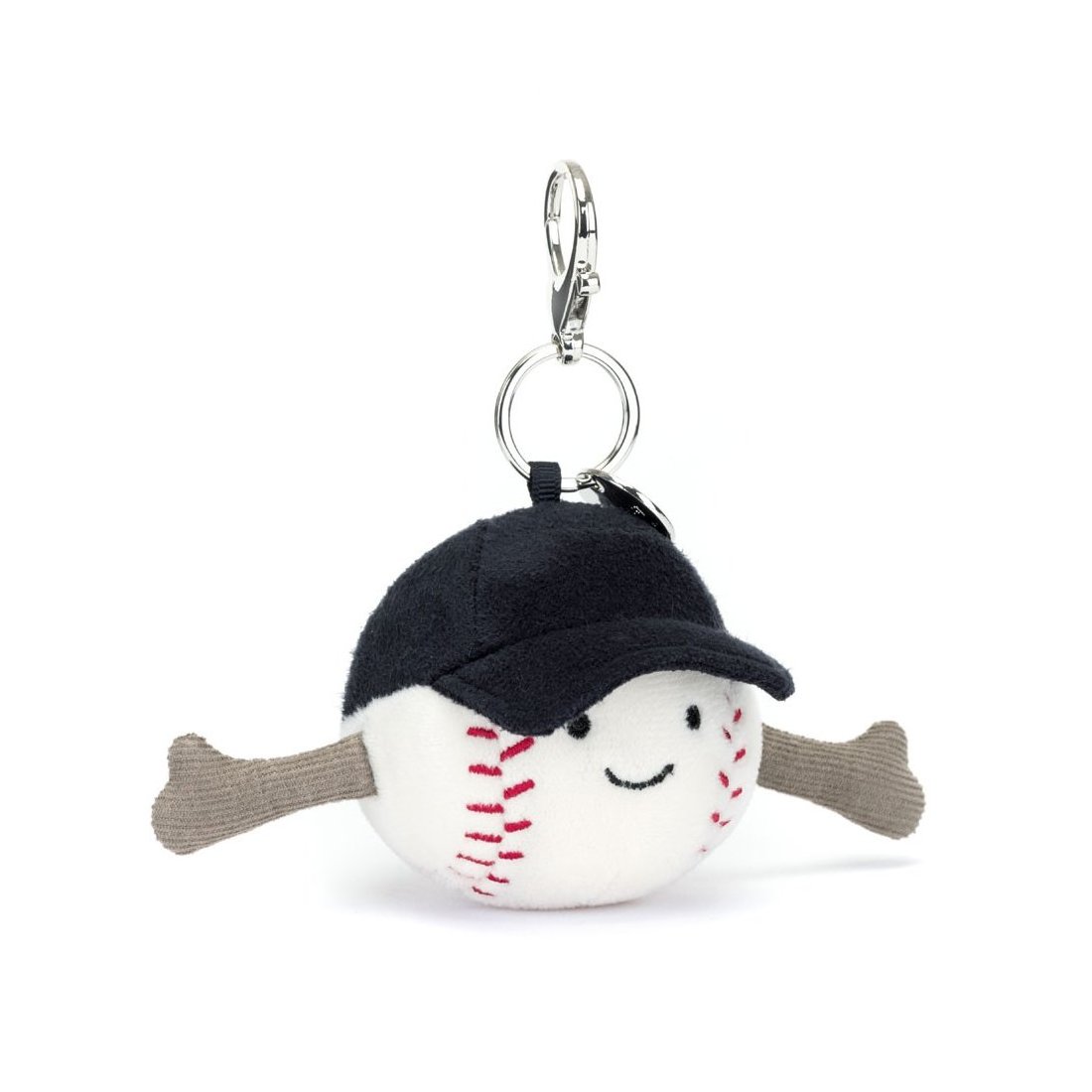 Jellycat Amuseables Sports Baseball Vorderseite  Anhänger | Kuscheltier.Boutique