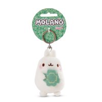 NICI Molang mit Kleeblatt  -Anhänger mit Etikett 