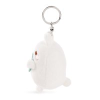 NICI Schlüsselanhänger Molang mit Kleeblatt 