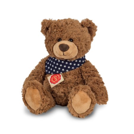 Hermann TEDDY Kuscheltier Teddy Bär mit Halstuch 30cm groß 